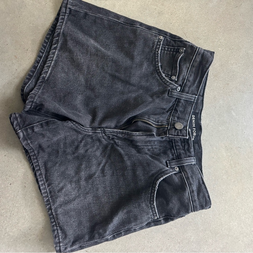 Aritzia Denim Forum 90s A-Line High-rise Thigh Jean Short